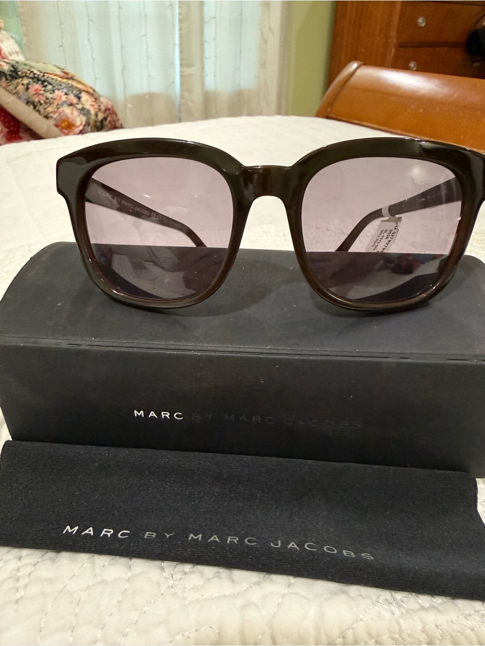 Marc by Marc Jacobs Brown Sunglasses with Dark Lenses